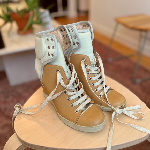 See by Chloe Women's Wedge Sneaker Size 7.5 - Picture 1 of 3